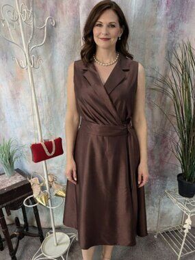 📌Dana Kay Timeless & Elegant Taffeta Mother Bride/ Groom - Semi Formal Dress